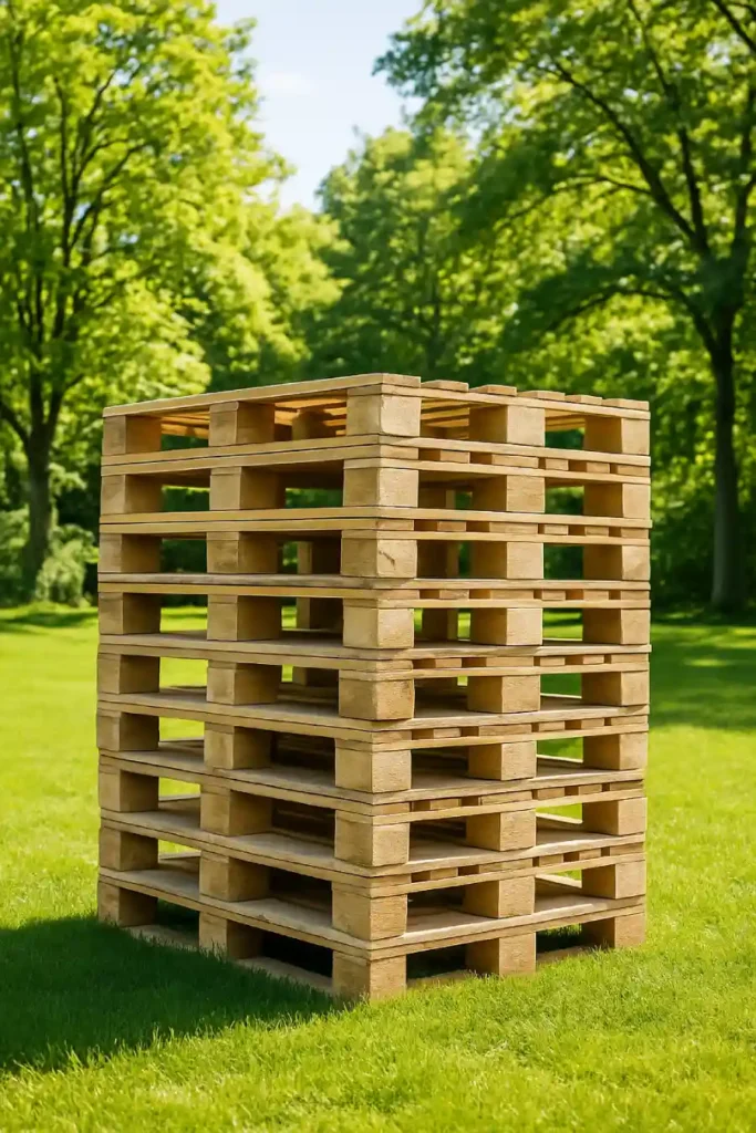 Pallets de madera sustentables